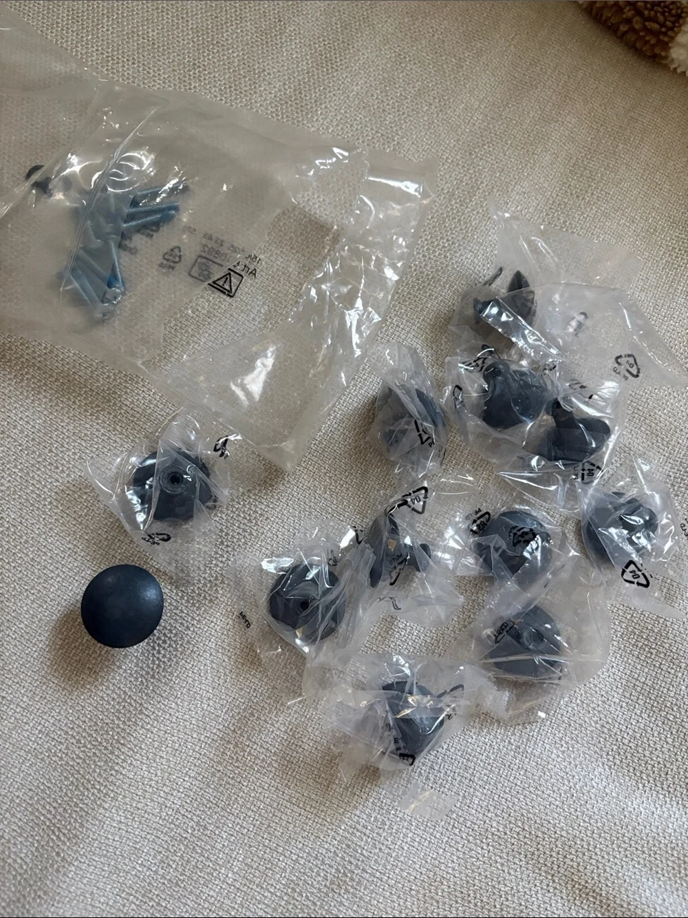 12- Black IKEA Hemnes Dresser Knob